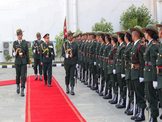 Gen Upendra Dwivedi conferred honorary rank of General of Nepal Army