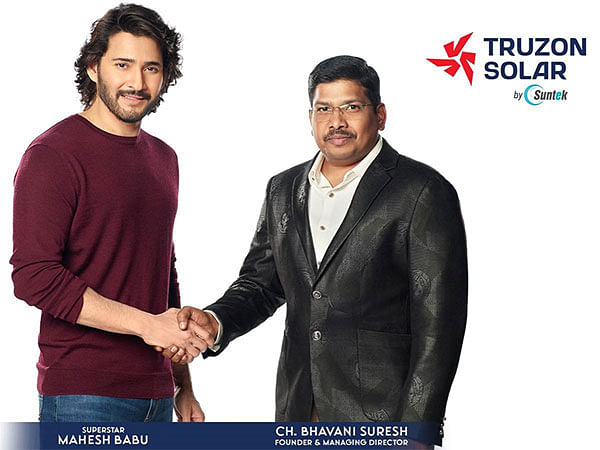 Suntek Solar launches TRUZON SOLAR to Drive India's Renewable Energy Revolution with Superstar Mahesh Babu
