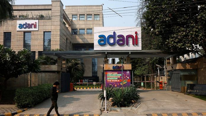 The corporate office of Adani Group in Gurugram | Photo: REUTERS/Priyanshu Singh