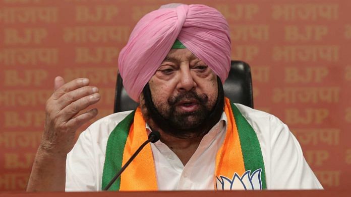 File photo of Captain Amarinder Singh | Suraj Singh Bisht | ThePrint