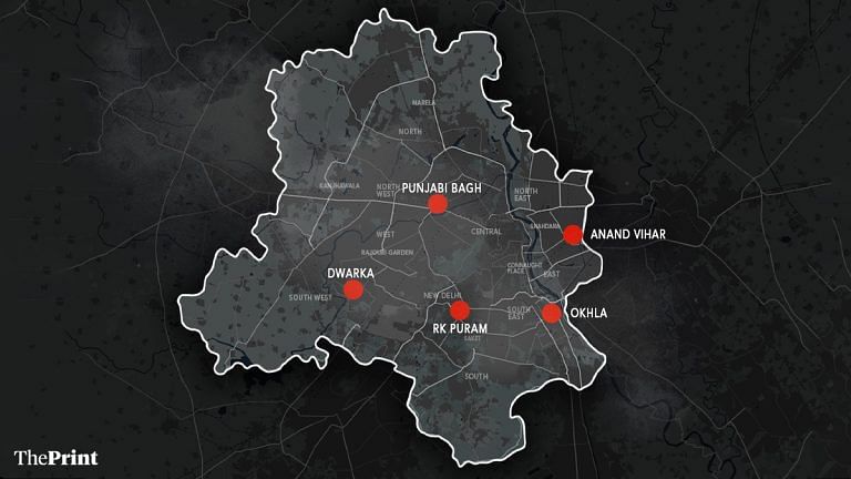 Delhi’s five pollution hotspots