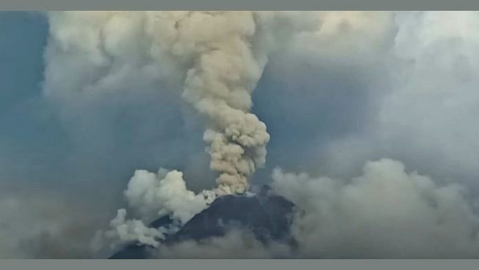 Indonesia’s Laki-laki volcano | Credit: AFP