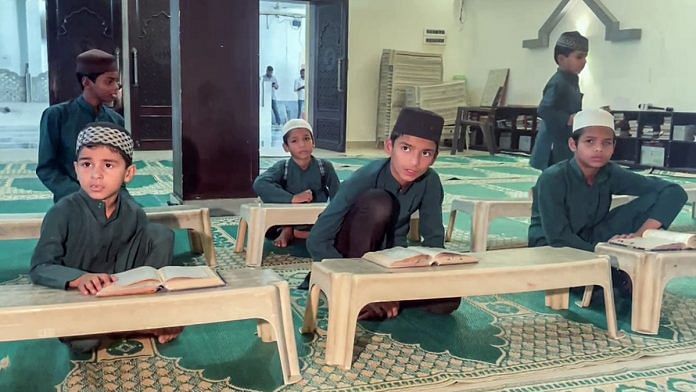 Students at a madrasa in Lucknow, Tuesday | Representational image | ANI