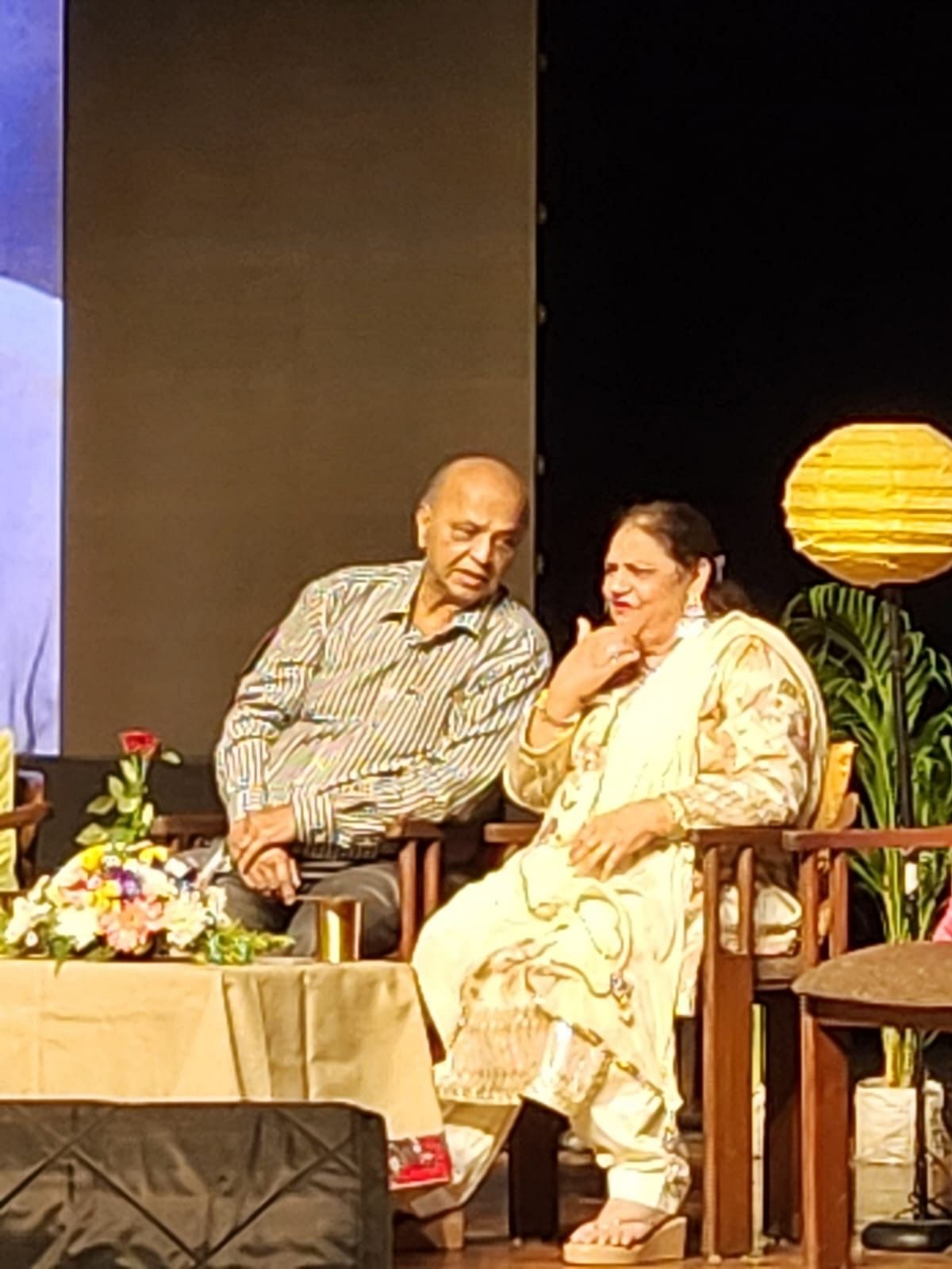 Raju Naushad, music director Naushad's son, with wife Saba Sultanpuri, who is the daughter of Majrooh Sultanpuri | Rama Lakshmi, ThePrint