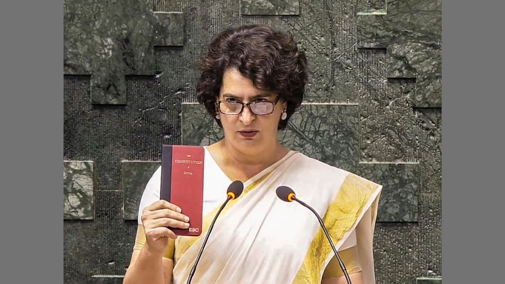 Priyanka Gandhi takes oath as Lok Sabha MP after big win from Wayanad bypoll