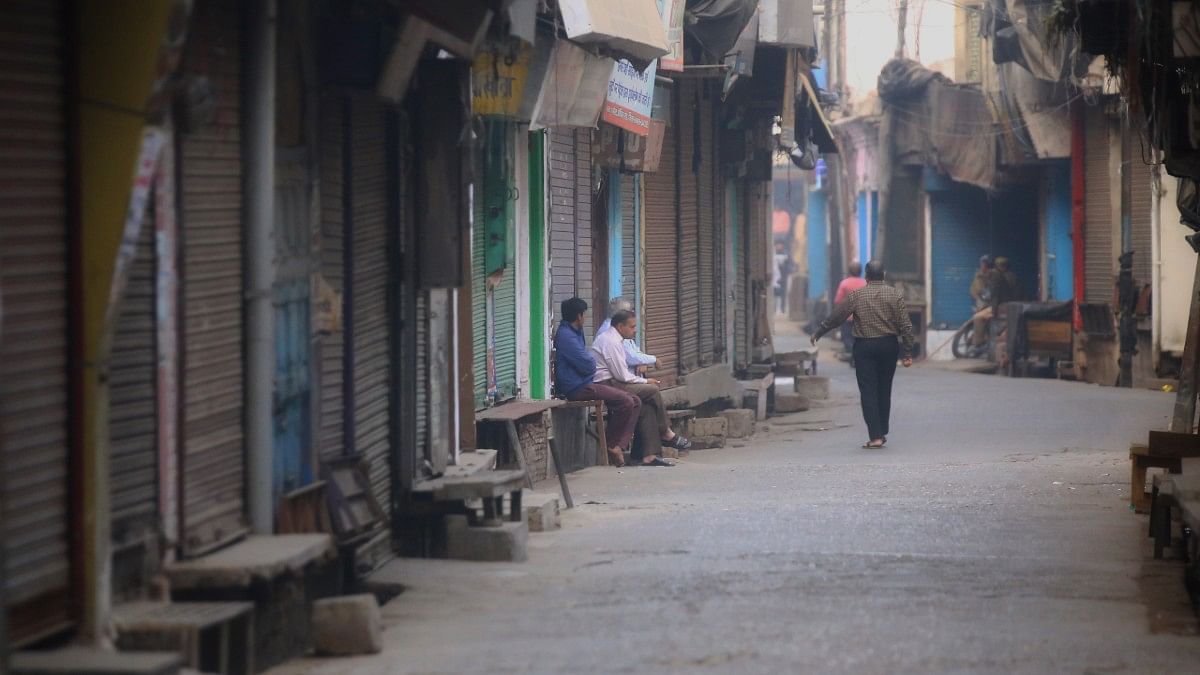 Row of shuttered shops in aftermath of clashes in Sambhal, Monday | Manisha Mondal | ThePrint