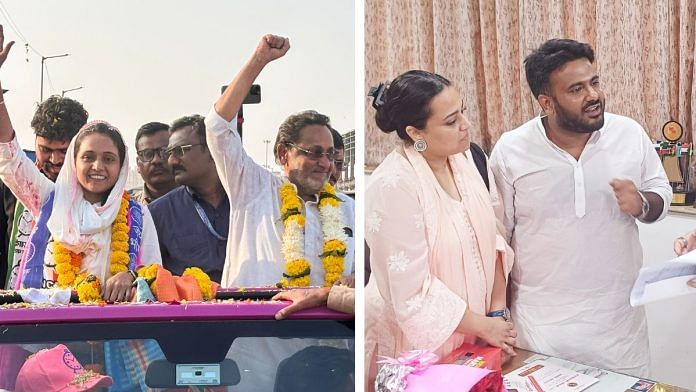 Sana Malik and Nawab Malik (left); Swara Bhasker and Fahad Ahmad (right) | ANI;X/@ReallySwara