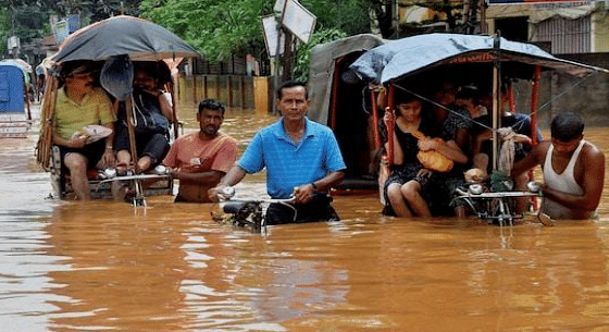 Flash floods in Guwahati in June 2024 | Source: PTI