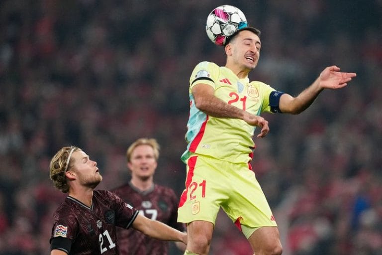 SoccerSpain top Nations League group with 21 win at Denmark ThePrint ReutersFeed