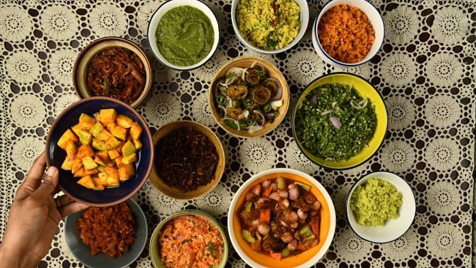 A table of Sri Lankan sambols—coconut and chilli-based chutneys | By special arrangement
