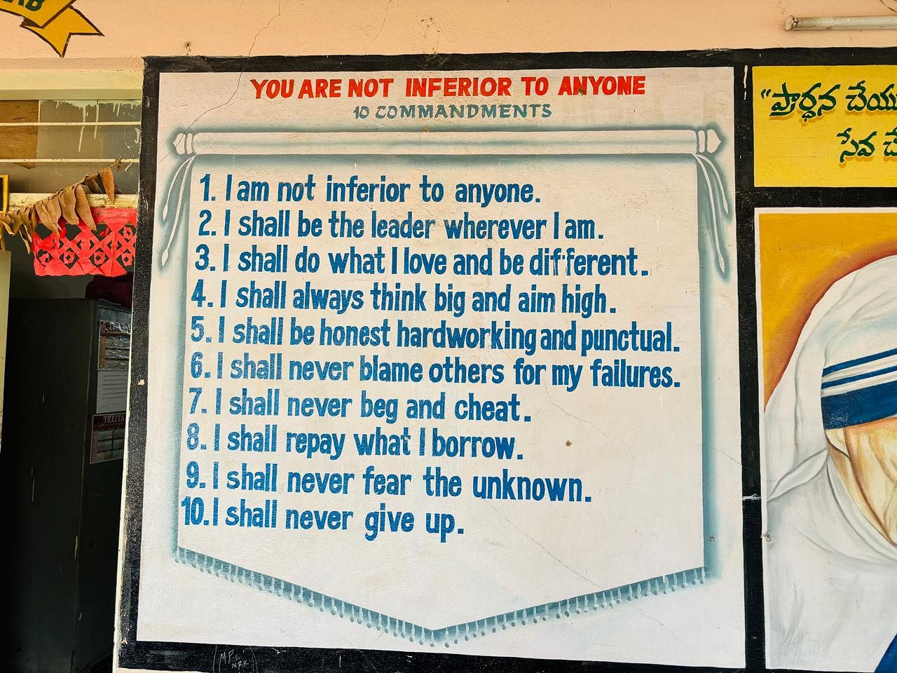 The commandments at the Sarvail residential school, which was set up in 1971 | Vandana Menon | ThePrint