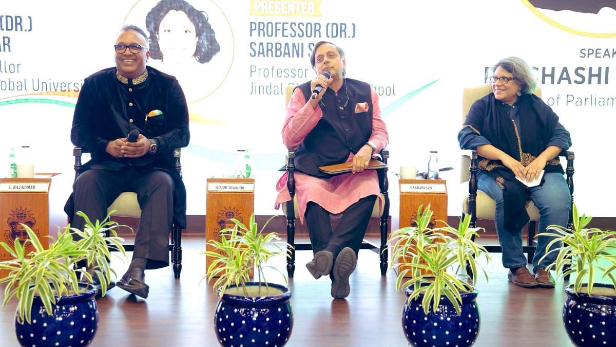 Tharoor at OP Jindal University