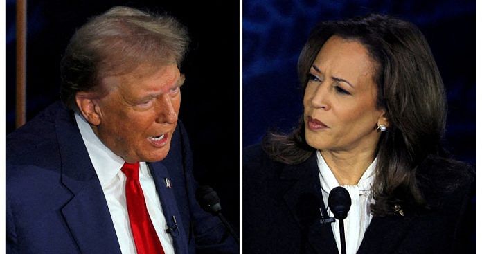 File photos of Donald Trump (R) and Kamala Harris (L) | Reuters