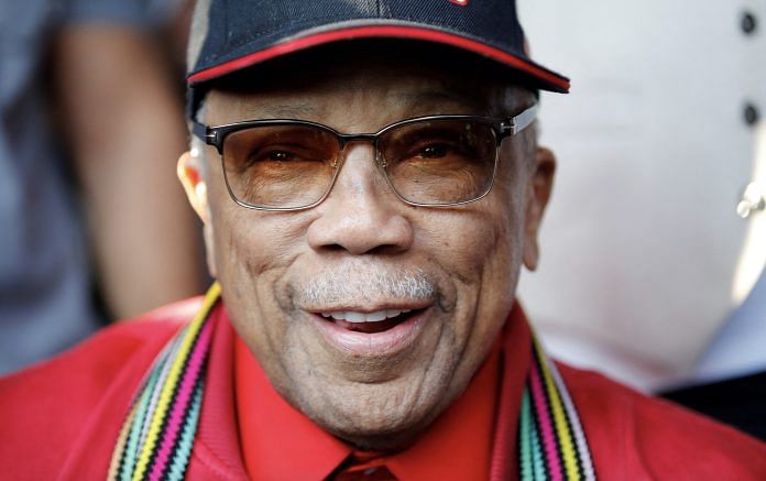 Legendary American producer Quincy Jones poses during a ceremony to rename a concert hall to his name and celebrate his 85th birthday during the opening night of the 52nd Montreux Jazz Festival in Montreux, Switzerland, June 29, 2018 | Denis Balibouse | Reuters