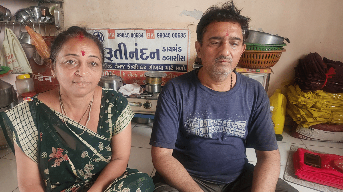 Diamond worker Vinubhai Parmar not only lost his job but his savings were spent on clearing medical bills of his wife | Purva Chitnis | ThePrint