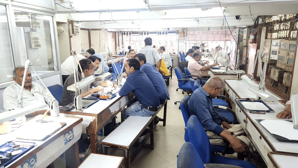  Diamond traders at Mahidharpura market in Gujarat's Surat city | Purva Chitnis | ThePrint