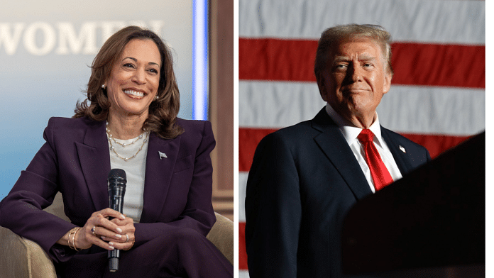 US presidential candidates Kamala Harris and Donald Trump | X/@VP@TeamTrump