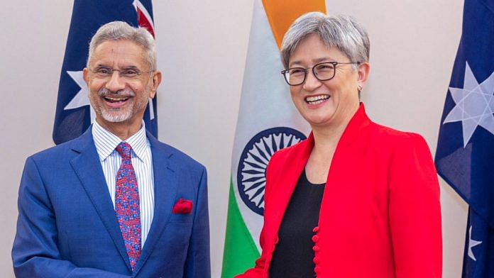 External Affairs Minister S. Jaishankar and his Australian counterpart, Penny Wong | ANI