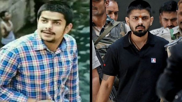 File photos of Anmol Bishnoi (L) and brother Lawrence (R) | X/ANI