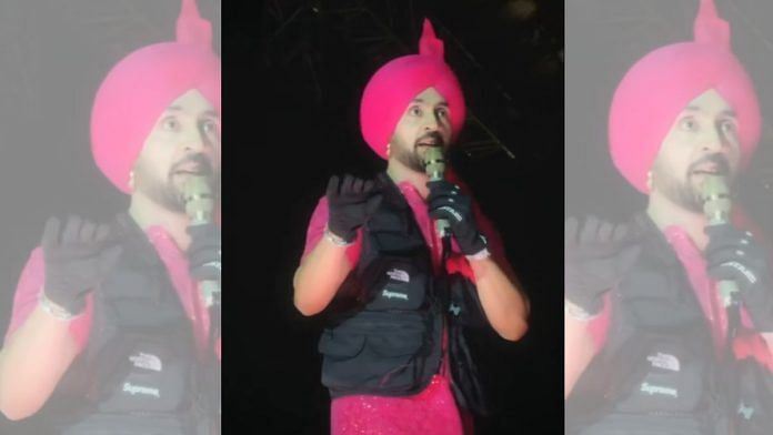 Diljit Dosanjh at his Ahmedabad concert