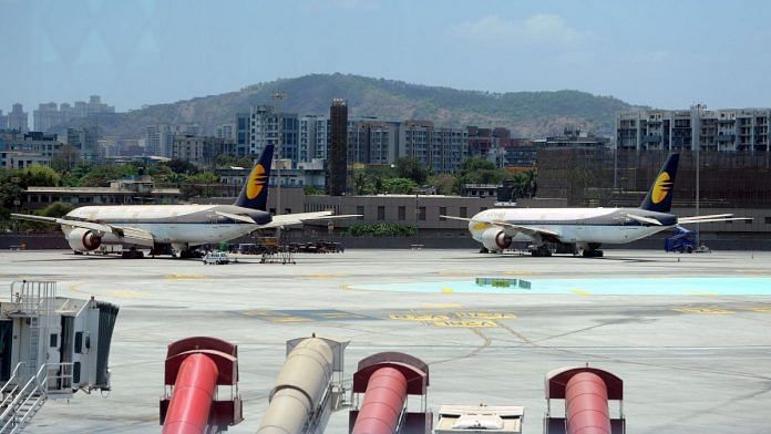 File photo of Jet Airways aircraft | Photo: ANI