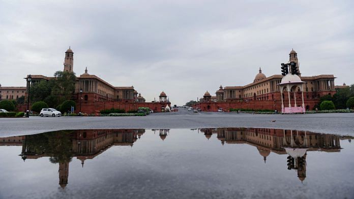 File photo of North and South Blocks in New Delhi | ANI