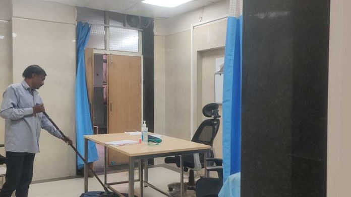 India’s first dedicated transgender outpatient department (OPD) at Dr Ram Manohar Lohia (RML) Hospital lies empty. | Mrinalini Dhyani | ThePrint