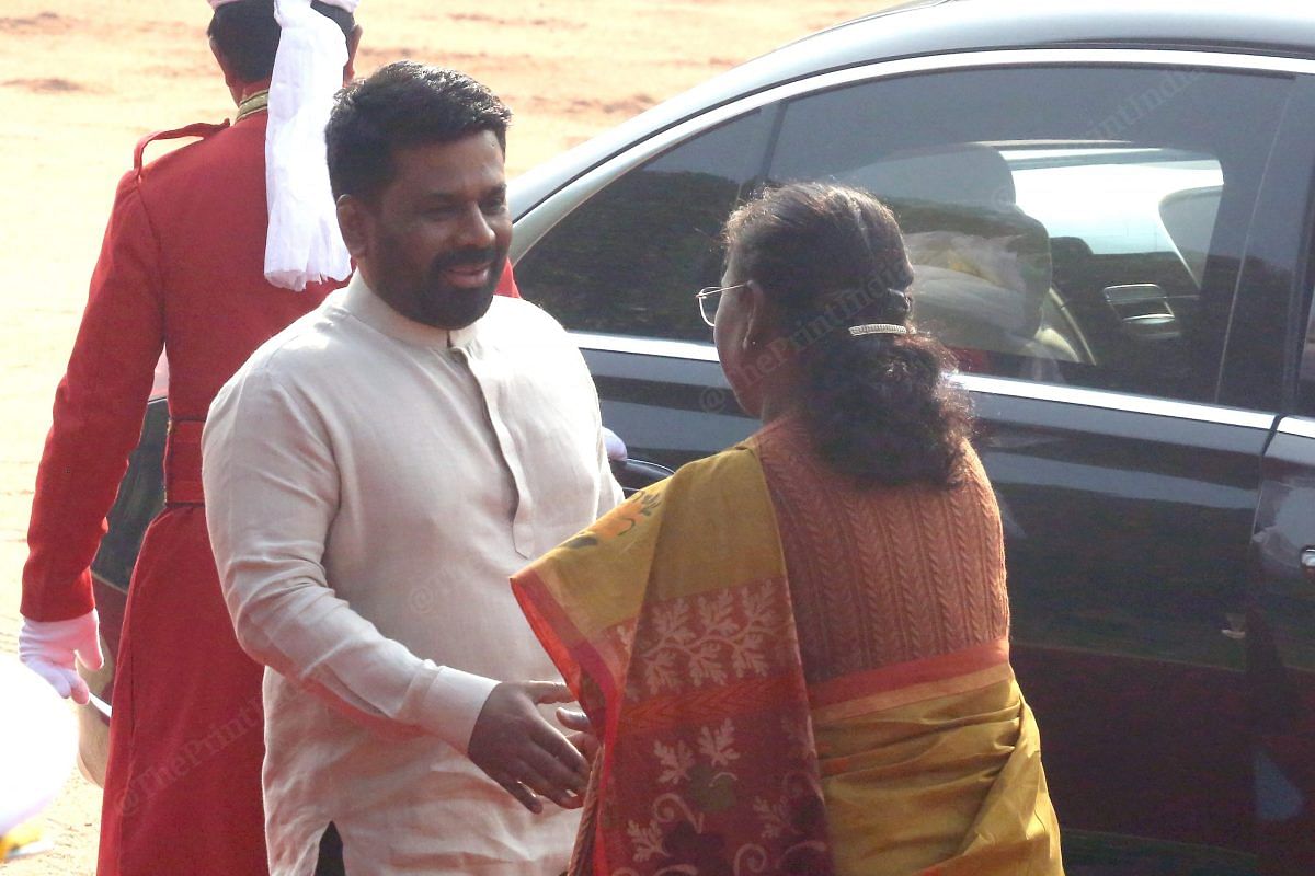 President Murmu speaks to Dissanayake at Rashtrapati Bhavan | Praveen Jain | ThePrint
