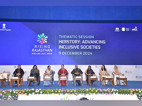 Session themed 'HerStory: Advancing Inclusive Societies' focusing women entrepreneurs held at Rising Rajasthan Summit