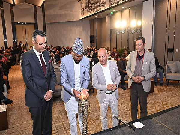 Officials light the lamp on the occassion | ANI