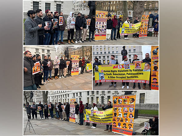 Activists rally in London to condemn Pakistan's repression of Sindhi, Baloch, Pashtun, and Kashmiri Communities