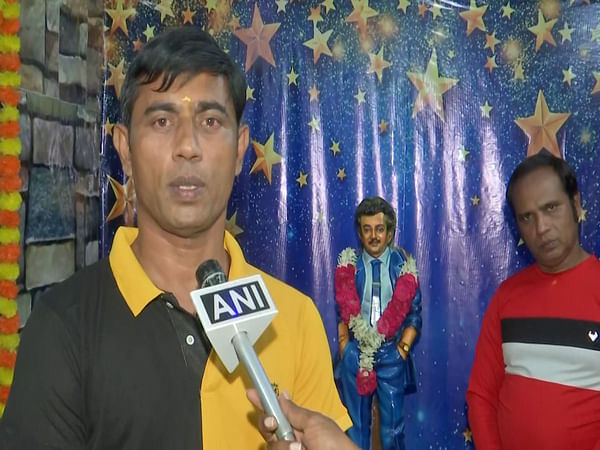 New statue of Rajinikanth depicting 'Mappillai' character unveiled in Madurai ahead of the megastar's 74th birthday 
