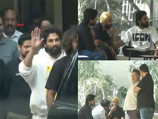 Vijay Deverakonda, other Tollywood celebs visit Allu Arjun's residence after his release from jail