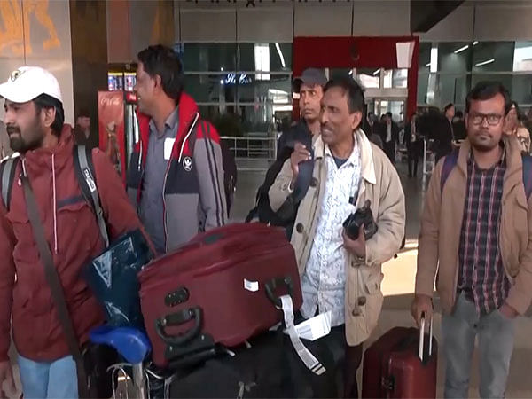 Indian nationals evacuated from Syria arrive at Delhi airport 