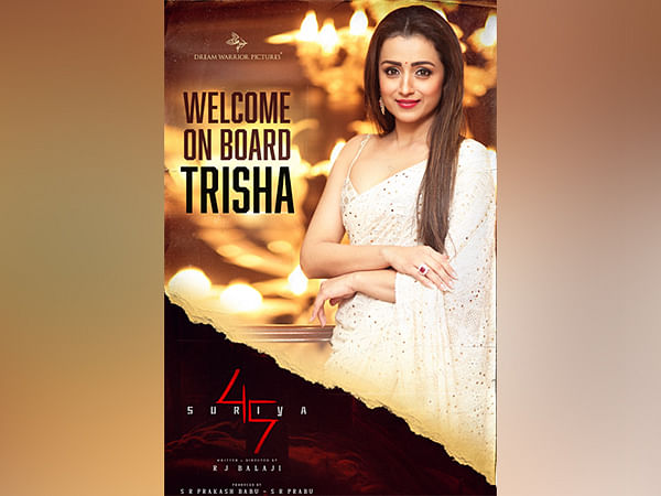 Trisha Krishnan to reunite with Suriya in Suriya45 project