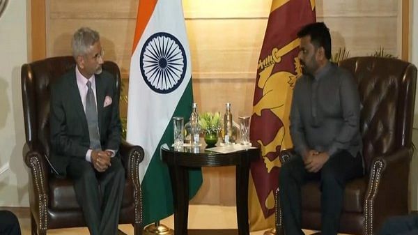 EAM Jaishankar meets Sri Lankan President Anura Kumara Dissanayake | ANI