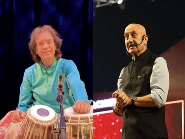 Anupam Kher pays tribute to Ustad Zakir Hussain: 