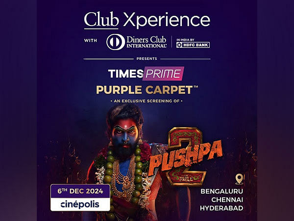 Times Prime and HDFC Bank Diners Club Redefines Movie Nights with Exclusive Purple Carpet Premiere of 'Pushpa 2: The Rule'