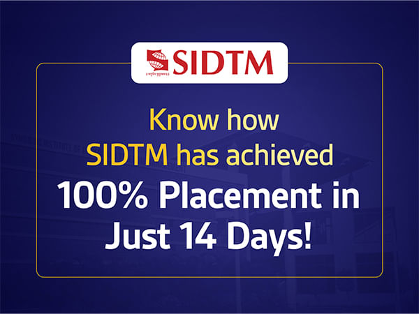 Achieving Excellence: SIDTM Pune Completes 100% Placements with Top Recruiters for 2023-25 Batch