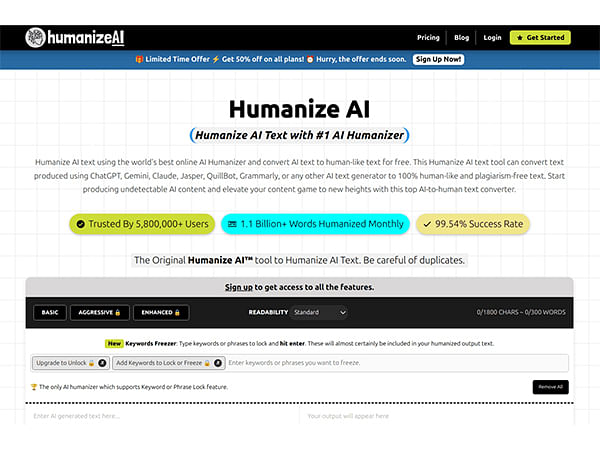 Humanize AI Text with HumanizeAI.io: The Best AI Humanizer Trusted by Millions Globally