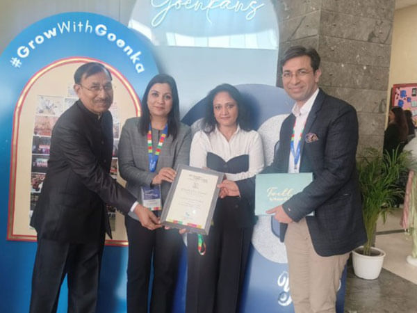 GD Goenka La Petite Rohini School Receives Gayatri Devi Goenka Excellence Award for 'Creative Thinkers' at GD Goenka Confluence 2024