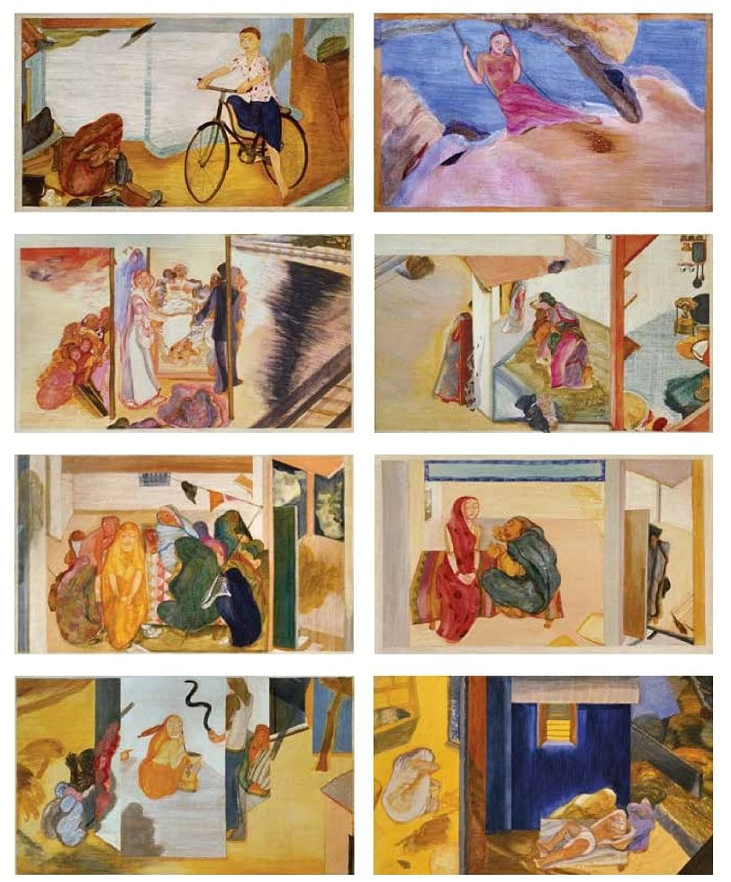 Nilima Sheikh miniature paintings 