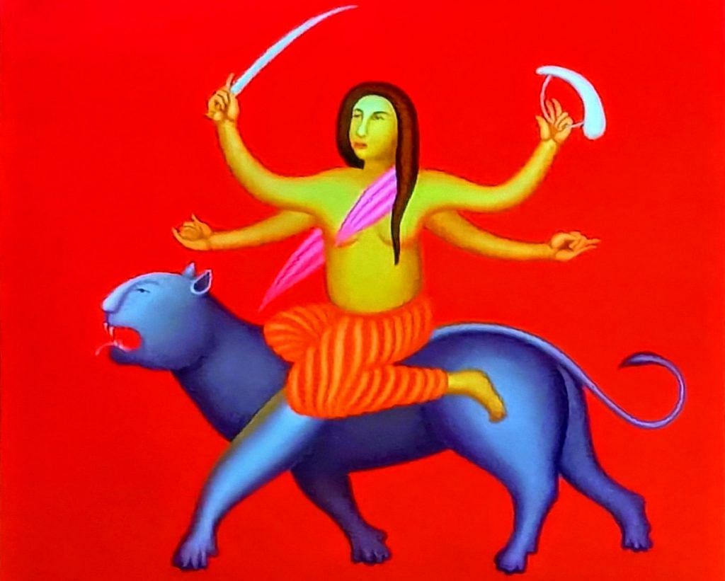 Manjit Bawa miniature painting 