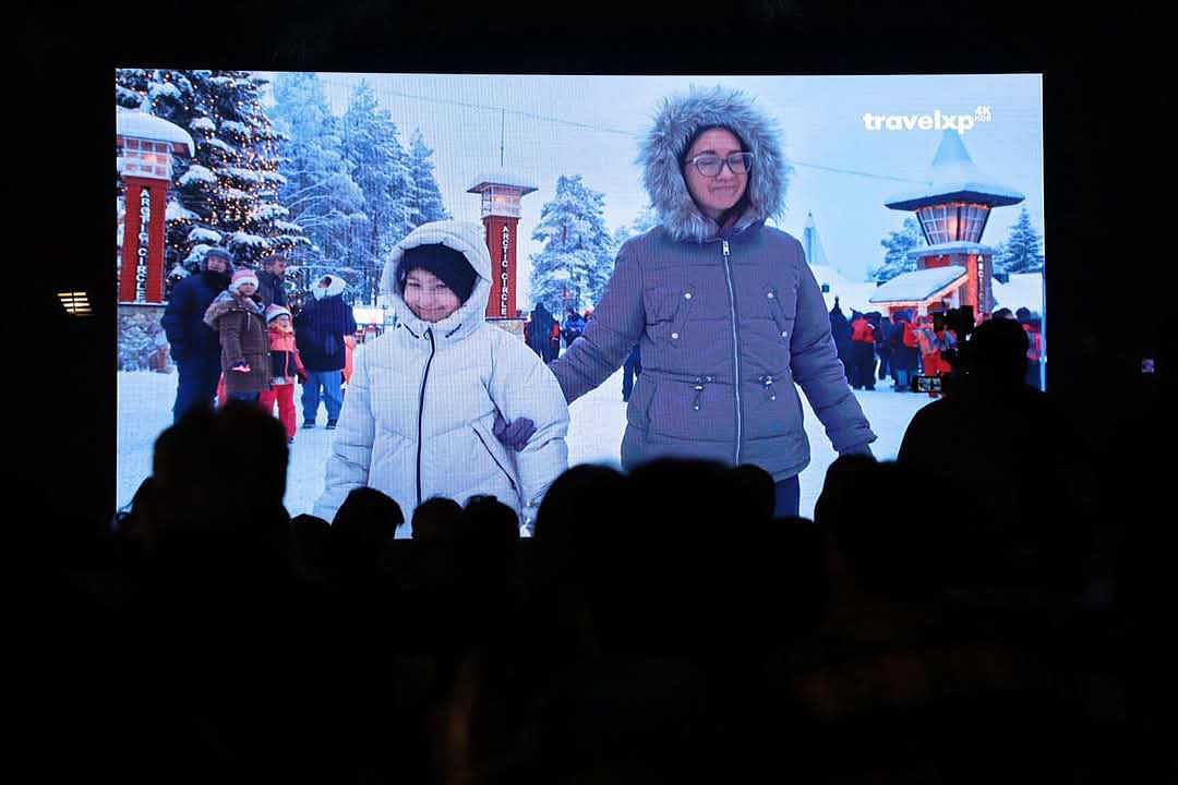 A scene from the travel documentary All I Want for Christmas which tells the story of a young Ukrainian refugee and her mother