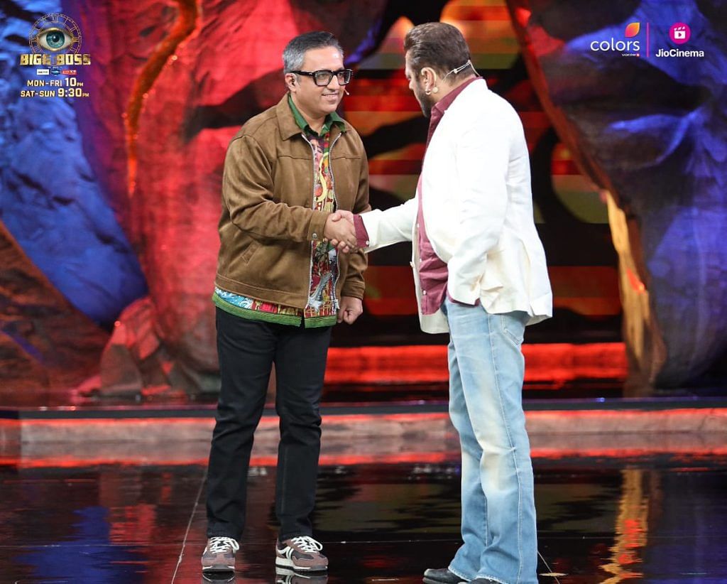 Ashneer Grover with Salman Khan on Bigg Boss | X 