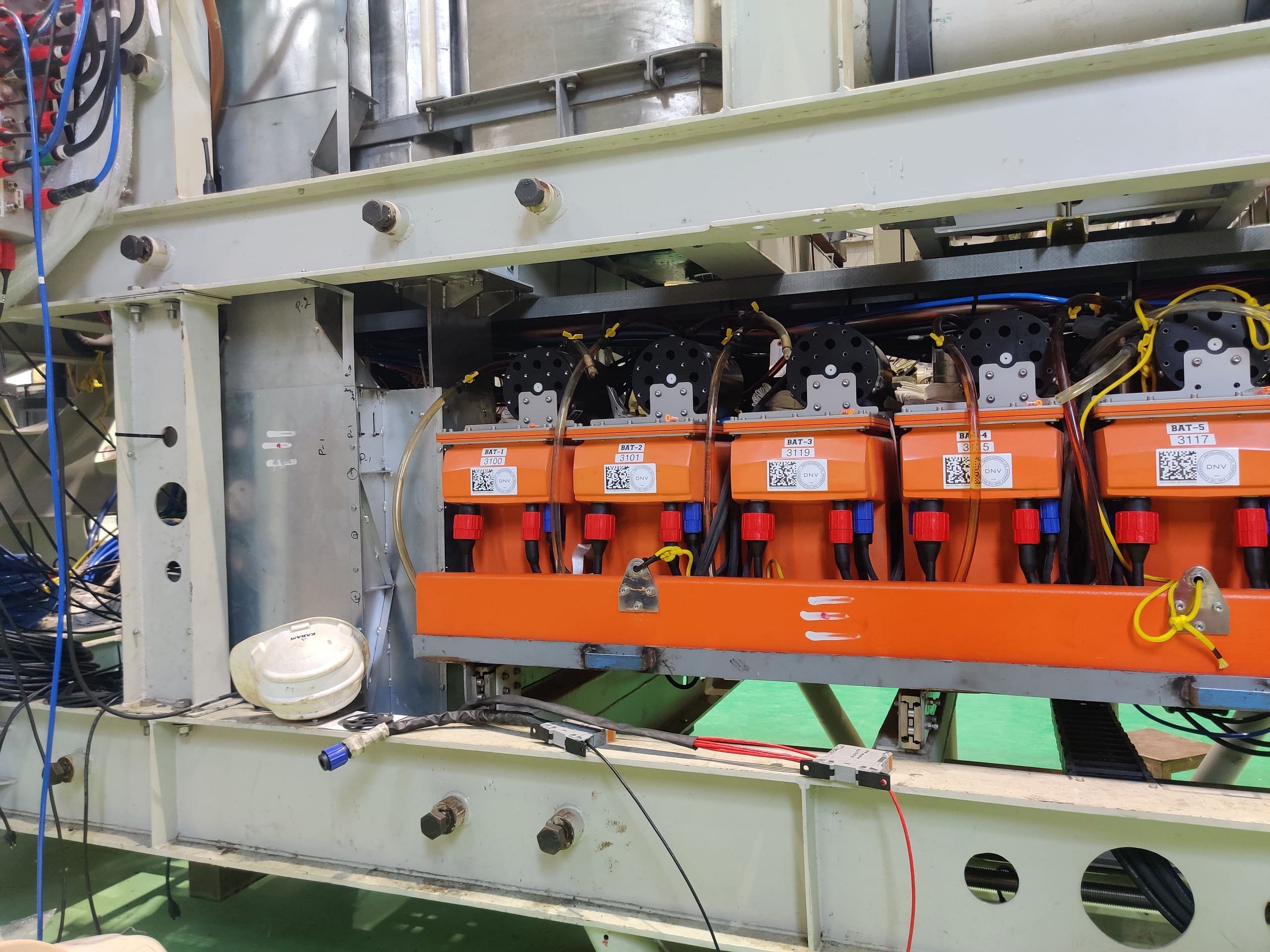 The litihum-polymer batteries used in Matsya 6000
