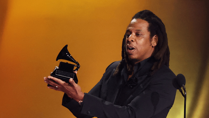 Jay Z accepts the Dr. Dre Global Impact Award during the 66th Annual Grammy Awards in Los Angeles, California, U.S., on 4 February 2024. | Mike Blake | Reuters