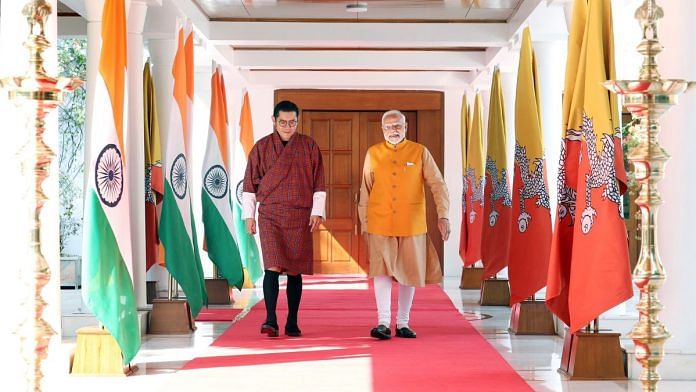 King of Bhutan Jigme Khesar Namgyel Wangchuck met Prime Minister Narendra Modi in New Delhi Thursday | ANI