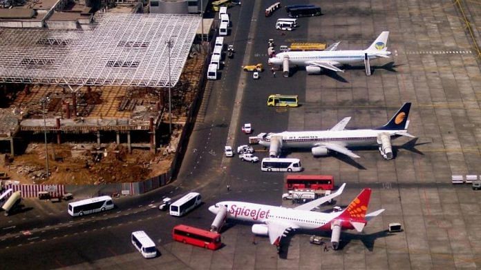 File photo of Mumbai airport | Wikimedia Commons