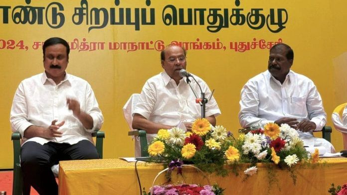 Ramadoss & Anbumani's spat at PMK meet exposes 'simmering' rift, drawing focus to party's dynastic politics